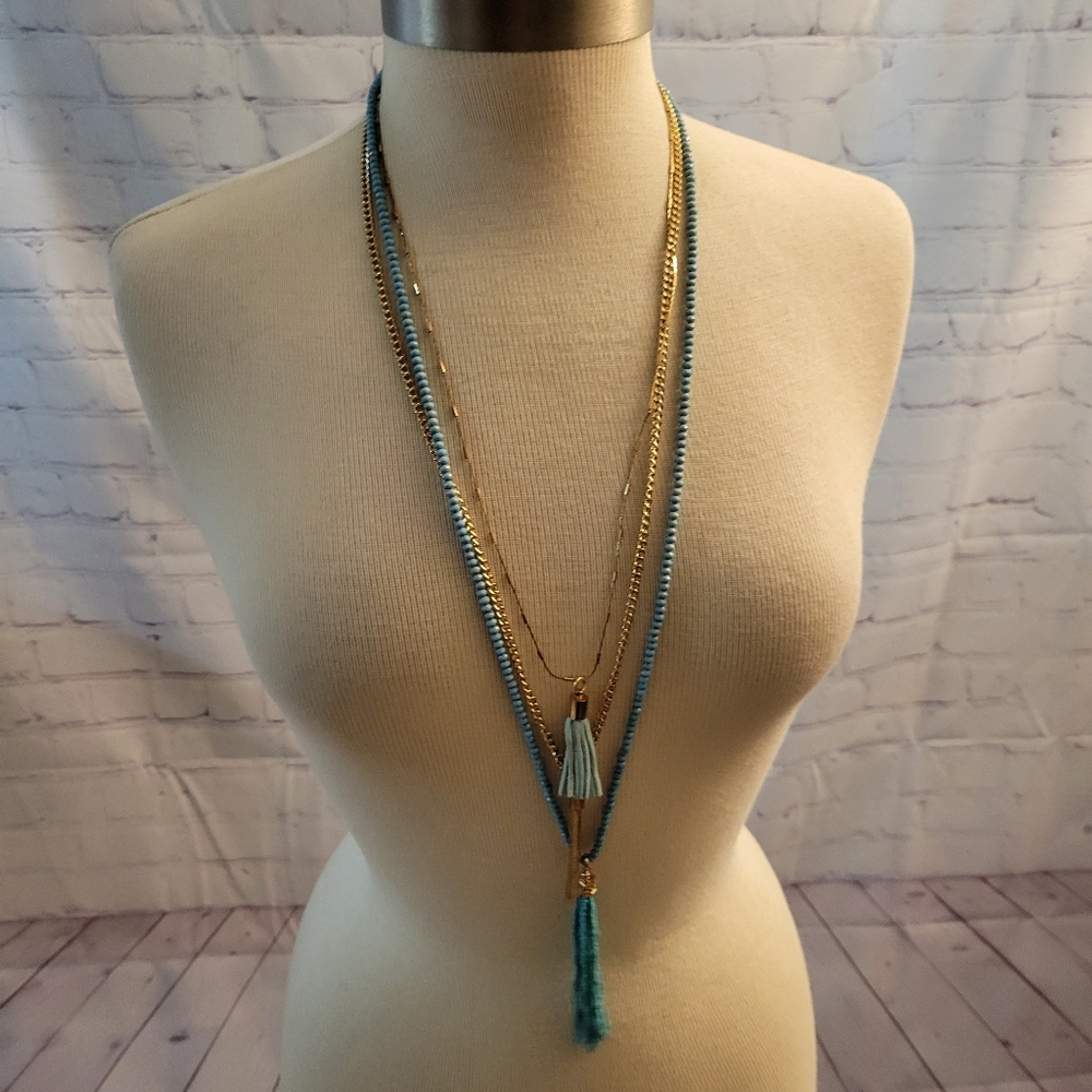 Express Layered Necklace Multicolored - Picture 1 of 5